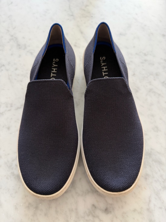 Rothy's Shoes - Rothy’s Navy Blue Slip On Sneakers Sz 8